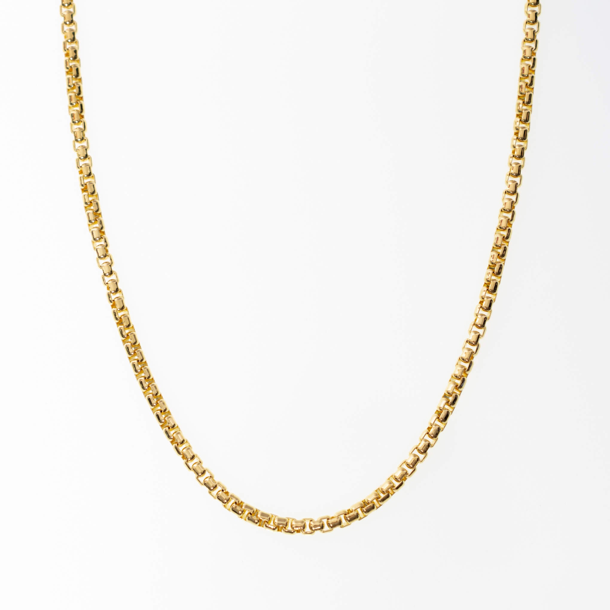 Gold Box Chain in 14kt Yellow Gold – Multiple Widths | Lirys Jewelry ...