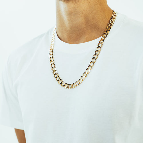 Gold Chain Necklace, 7mm Thick Chain Necklace, Figaro Chain Necklace, Cuban Chain  Necklace, Mens and Womens Chain Necklace, Layering Chains -  Canada