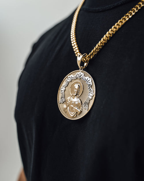 Shop Jesus Sacred Heart Religious Pendants Gold Jewelry – Liry's