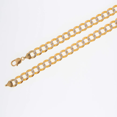 Gold Chain Pave Curb Link Chain Lirys Jewelry – Liry's Jewelry
