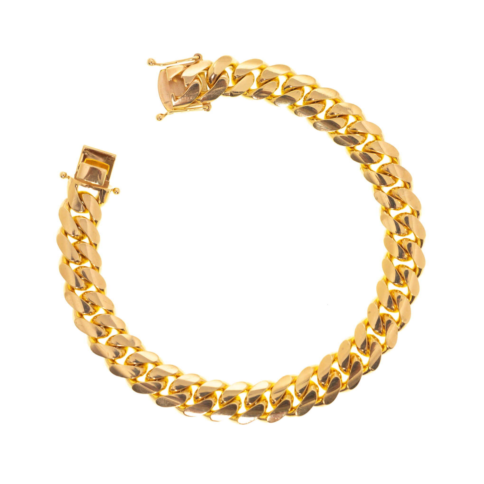 10mm Miami Cuban Link Bracelet | Solid Gold | Liry's Jewelry