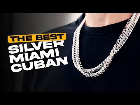 Silver Miami Cuban Link Chain