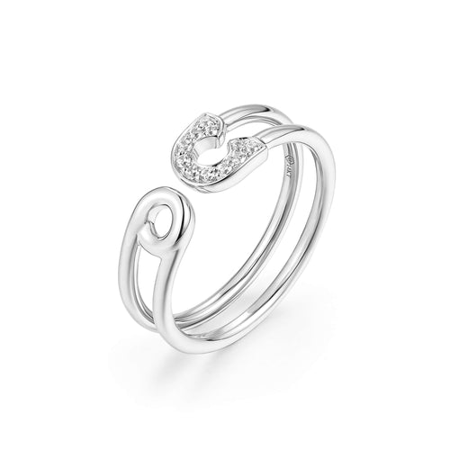 Paperclip Elegance Ring