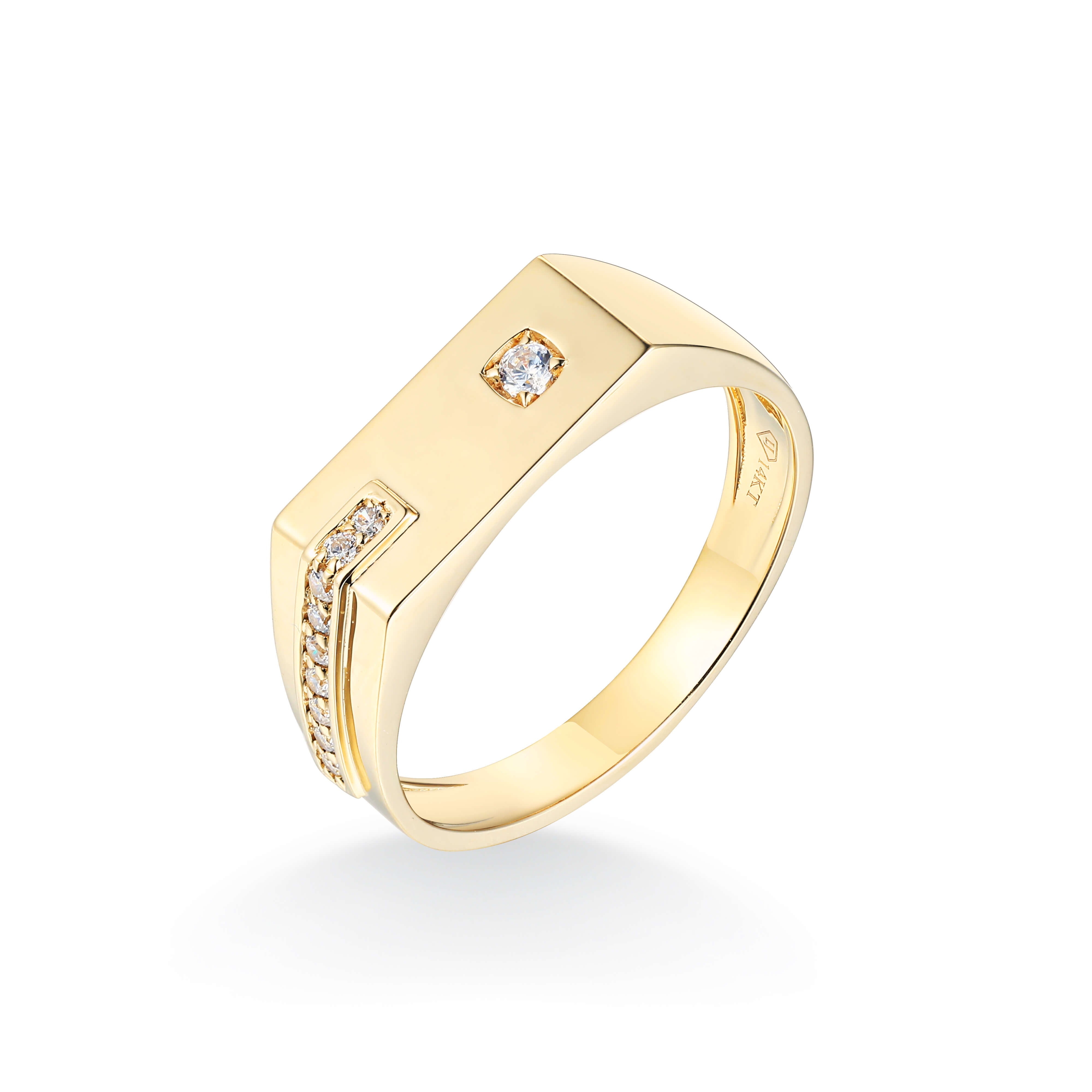 Valor Rings Valor Signet Ring | 10kt/14kt/18kt Gold | Liry's Jewelry