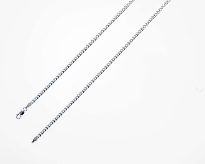 Silver Miami Cuban Link Chain