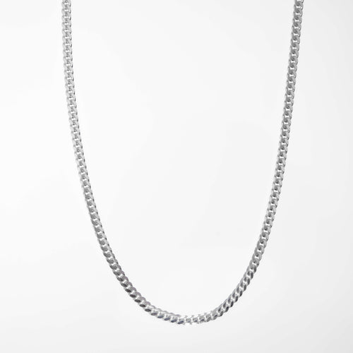 6 mm Cuban Curb Link Chain Necklace in Solid 925 Sterling Silver – Essential Chains 6 mm Cuban Curb Link Chain Necklace in Solid 925 Sterling Silver – Essential Chains
