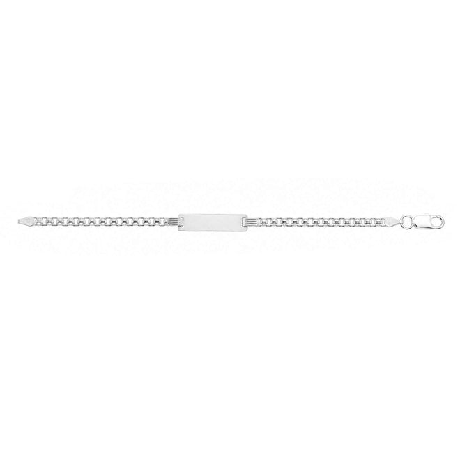 Silver Rolo Baby ID Bracelet