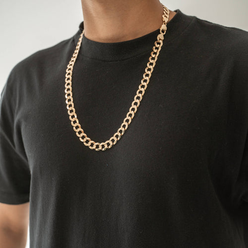 Solid Gold Curb Link Chains