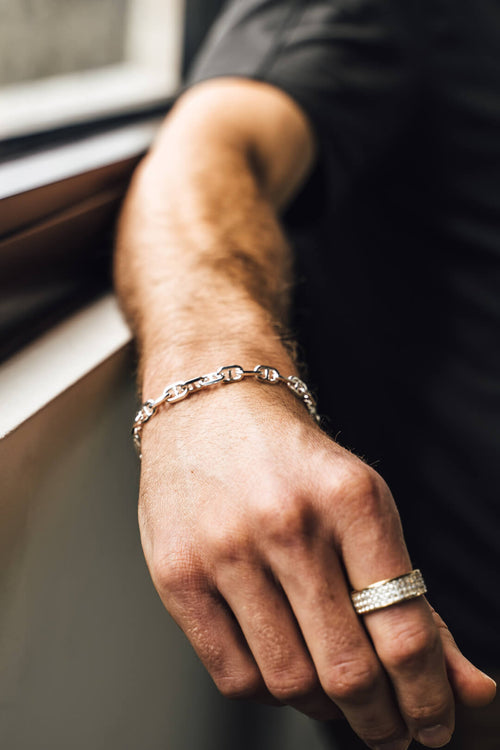 Silver Anchor Bracelet - 925 Sterling Silver | Lirys Jewelry – Liry\'s  Jewelry