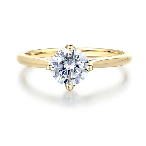 East West Solitaire Engagement Ring