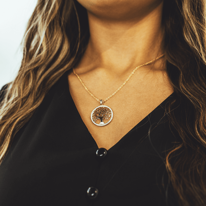 CZ Tree of Life Pendant-pendant charm-lirysjewelry