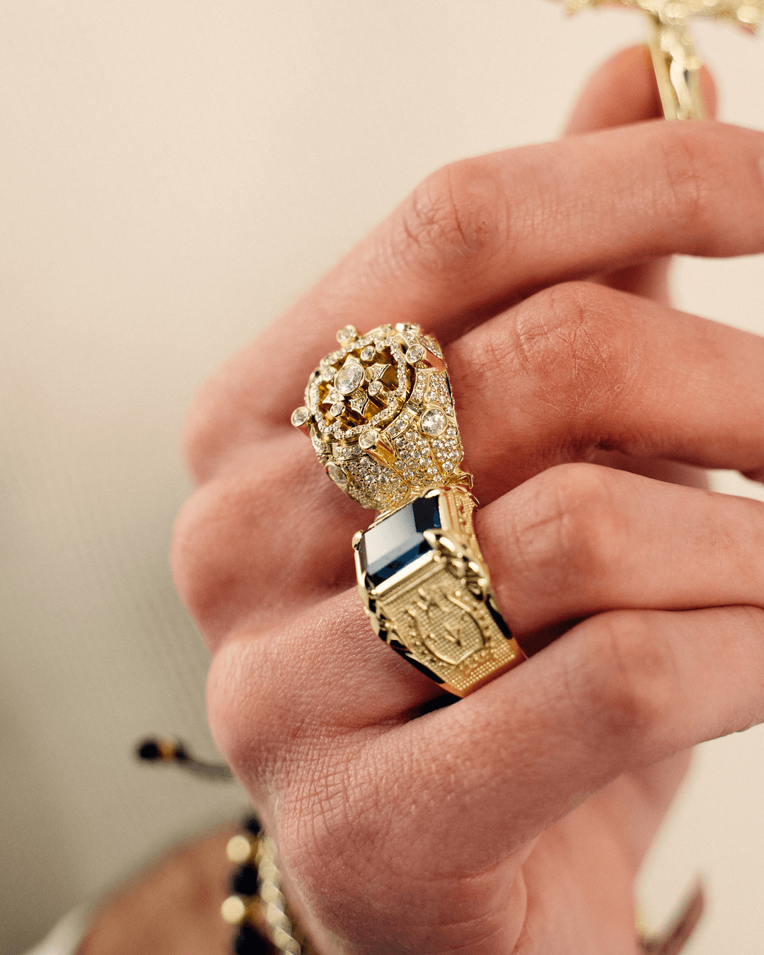 Solegira Yellow Gold Big Ring | Solegira Collection | FerriFirenze