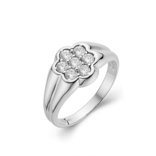 CZ Clover Design Ring-ring-lirysjewelry