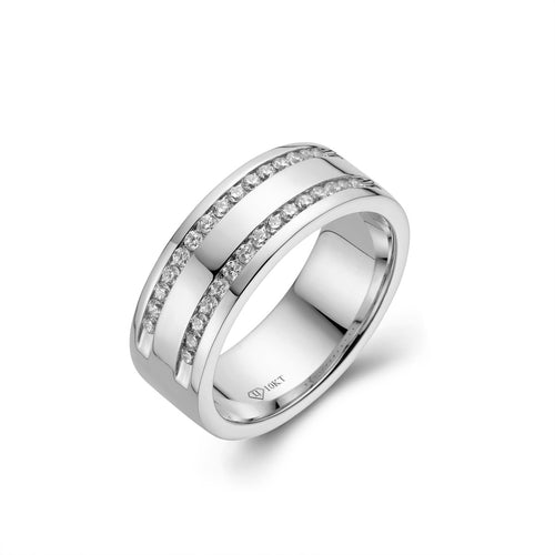 Mens Double row Wedding band-ring-lirysjewelry