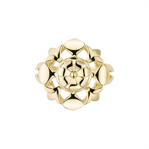 Womens flower pedal ring-ring-lirysjewelry