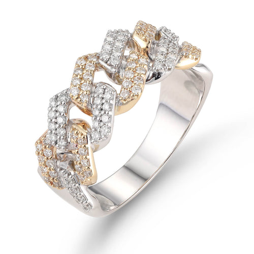 Diamond Miami Cuban Link Ring