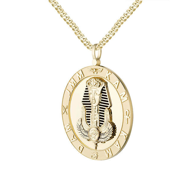 Custom Egyptian Pharaoh Pendant-pendant charm-lirysjewelry