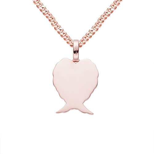 Heart Shaped Wing Pendant-pendant charm-lirysjewelry