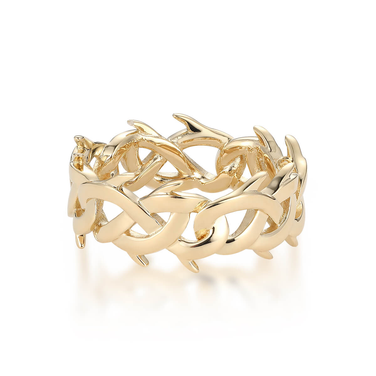 Crown of Thorns Ring | Solid Gold & Silver | Liry's Jewelry