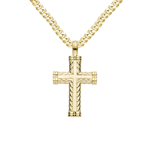CZ simple Cross Pendant-pendant charm-lirysjewelry
