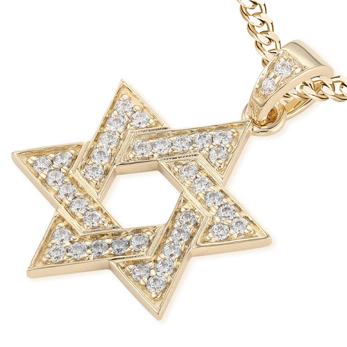 Micro Diamond Star Of David
