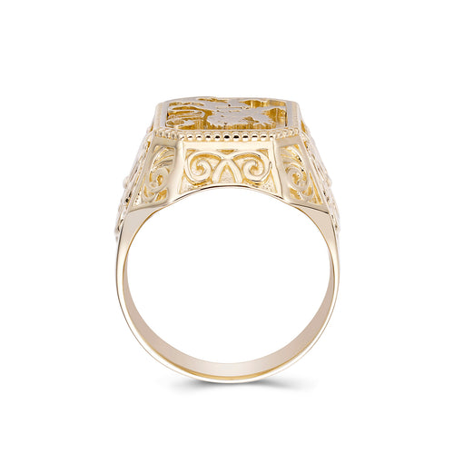 medieval lion ring-ring-lirysjewelry