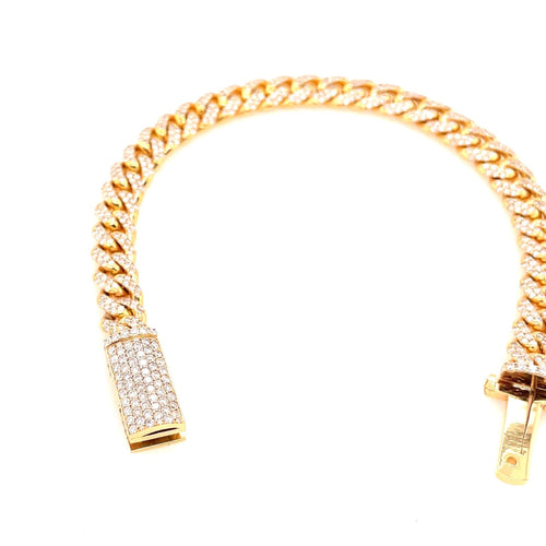 Iced out Miami Cuban Link 7mm 14kt 5ctw-bracelet-lirysjewelry