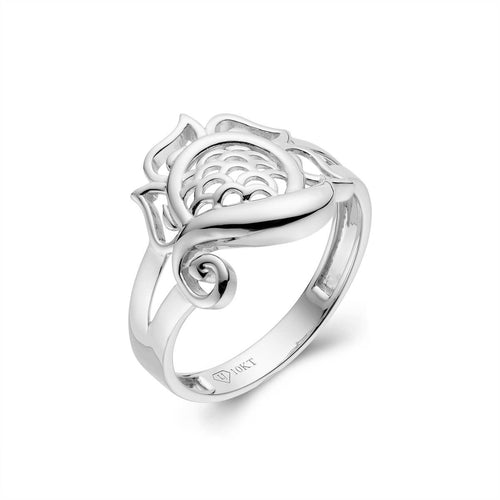Womens Sunflower Design Ring-ring-lirysjewelry