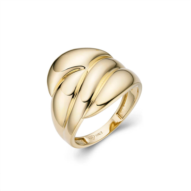 Womens wavy fashion ring-ring-lirysjewelry