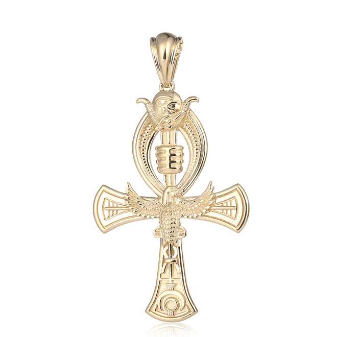 Ankh Egyptian Cross with Eagle of Saladin