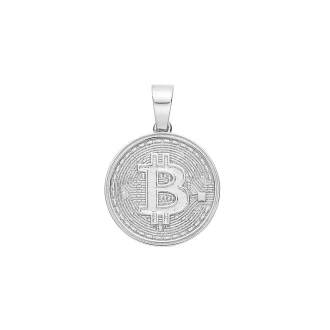 Genuine Gold Bitcoin Crypto Pendant-pendant charm-lirysjewelry