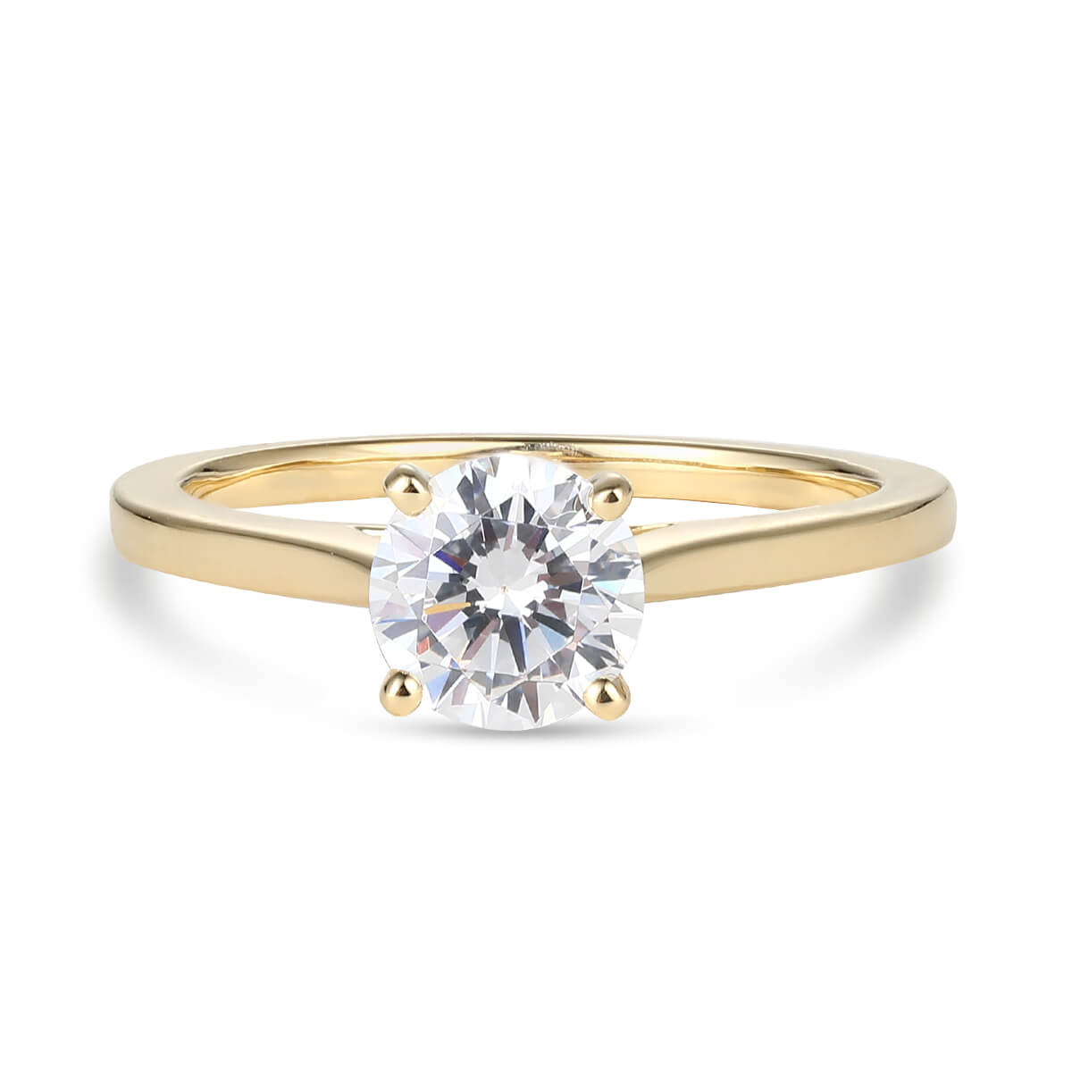 Enfold Solitaire Diamond Ring-Candere by Kalyan Jewellers