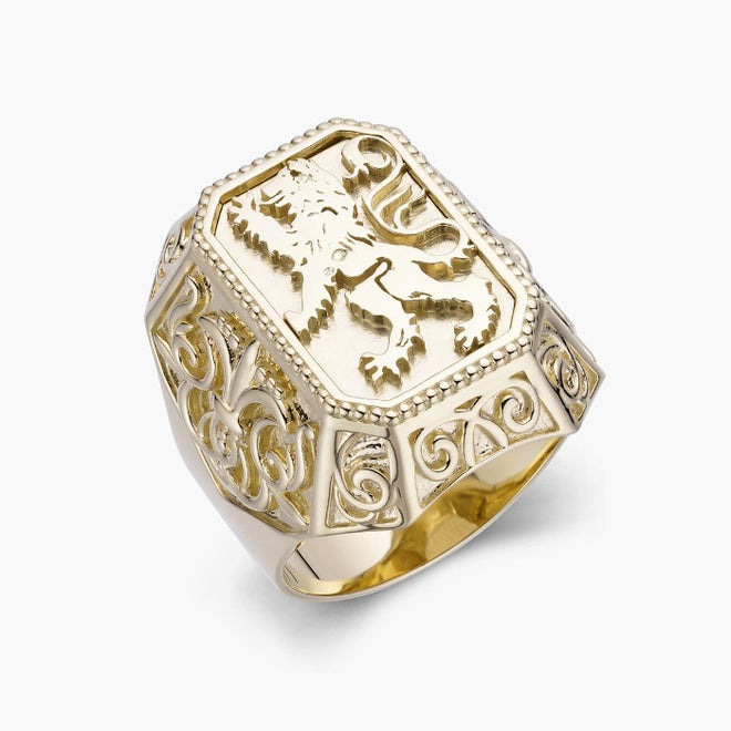 medieval lion ring-ring-lirysjewelry