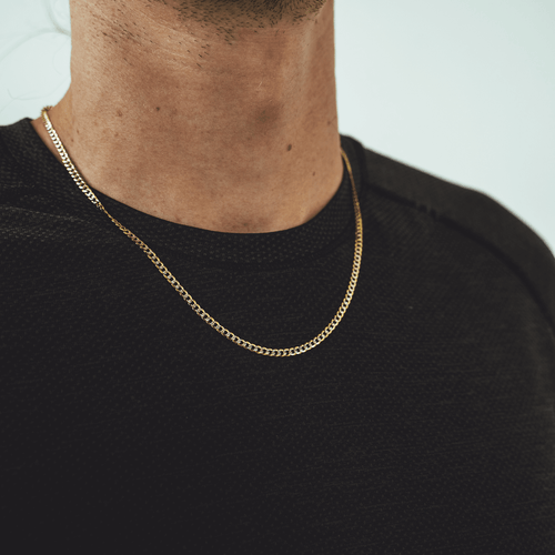 Brazilian Link Chain | Stainless Steel Gold Chain Necklace | PlayHardLookDope
