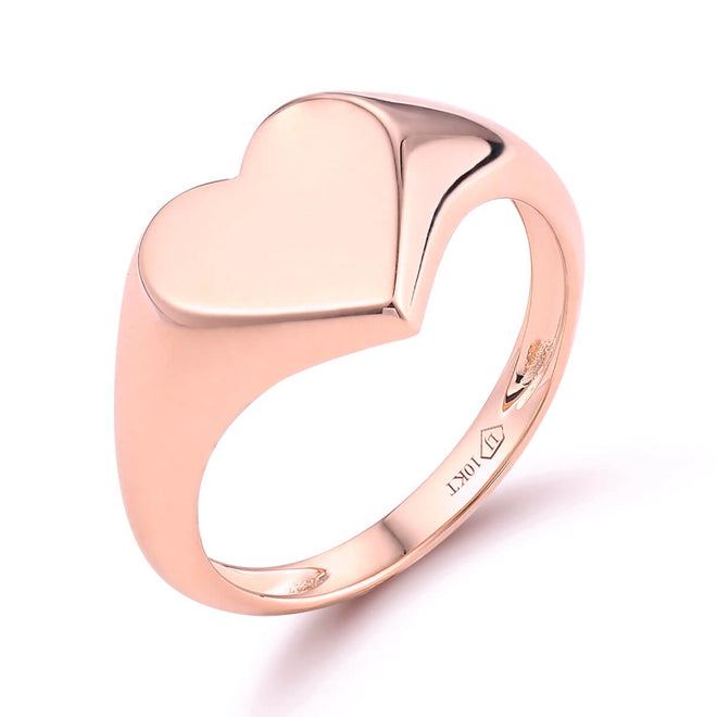 Heart Signet Ring