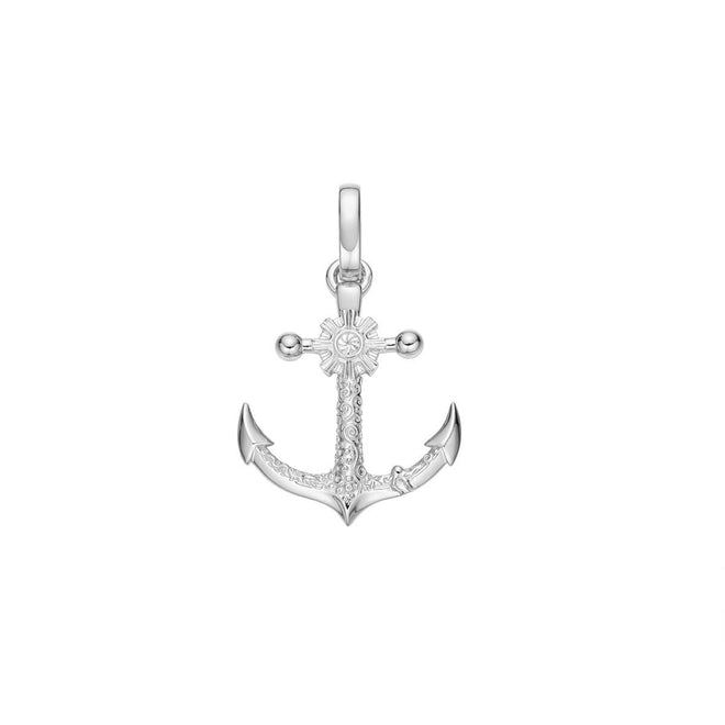 barnacle Anchor Pendant-pendant charm-lirysjewelry