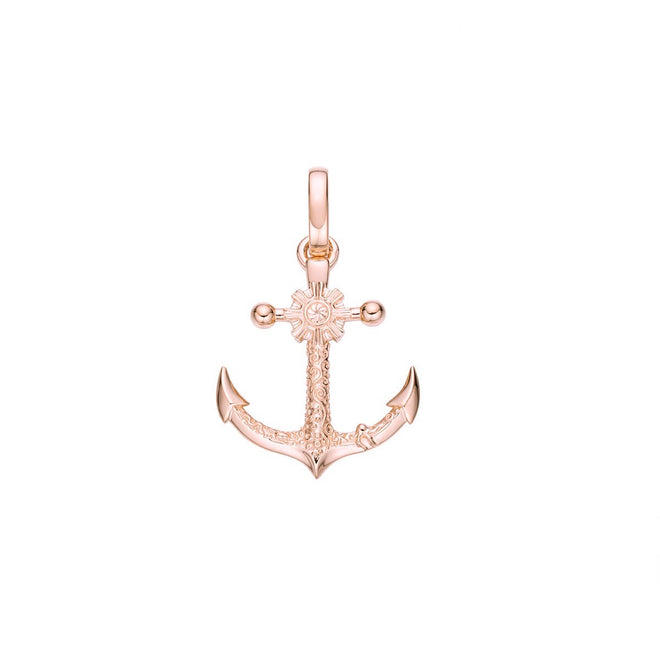 barnacle Anchor Pendant-pendant charm-lirysjewelry