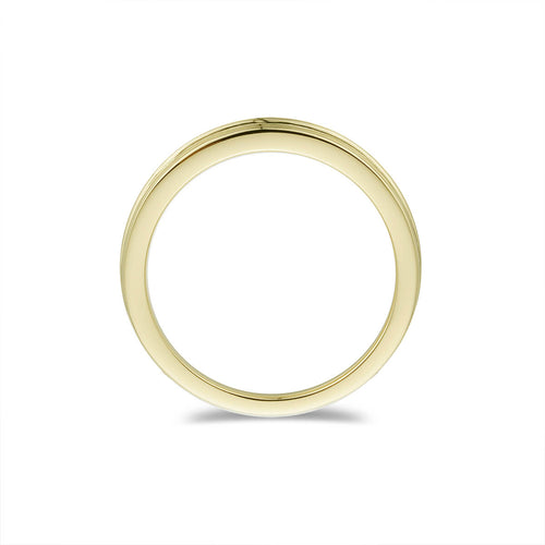Mens single row diamond wedding band-ring-lirysjewelry