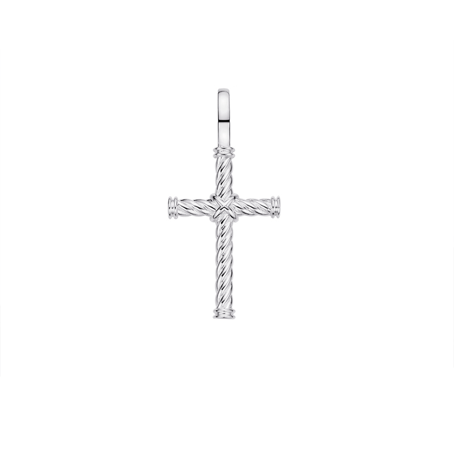 Twisted Cross-pendant charm-lirysjewelry