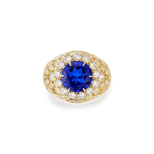 CZ Circular Stone Ring-ring-lirysjewelry
