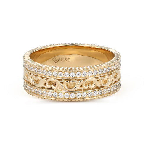 Double Row Lace Ring