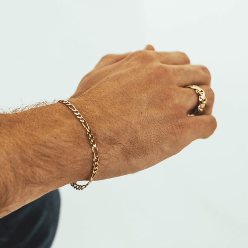 Gold Figaro Link Bracelets