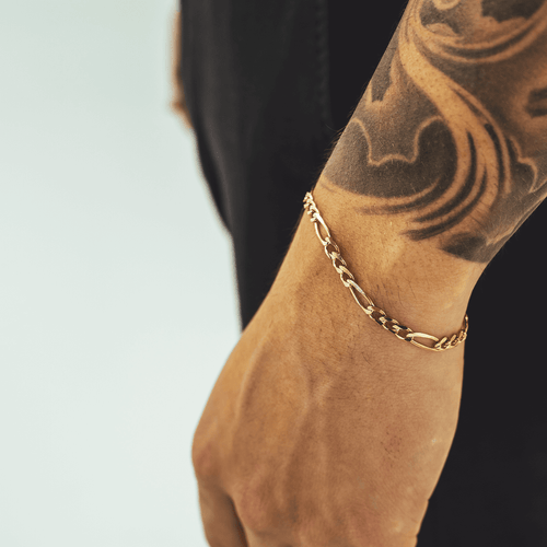 Gold Figaro Link Bracelets