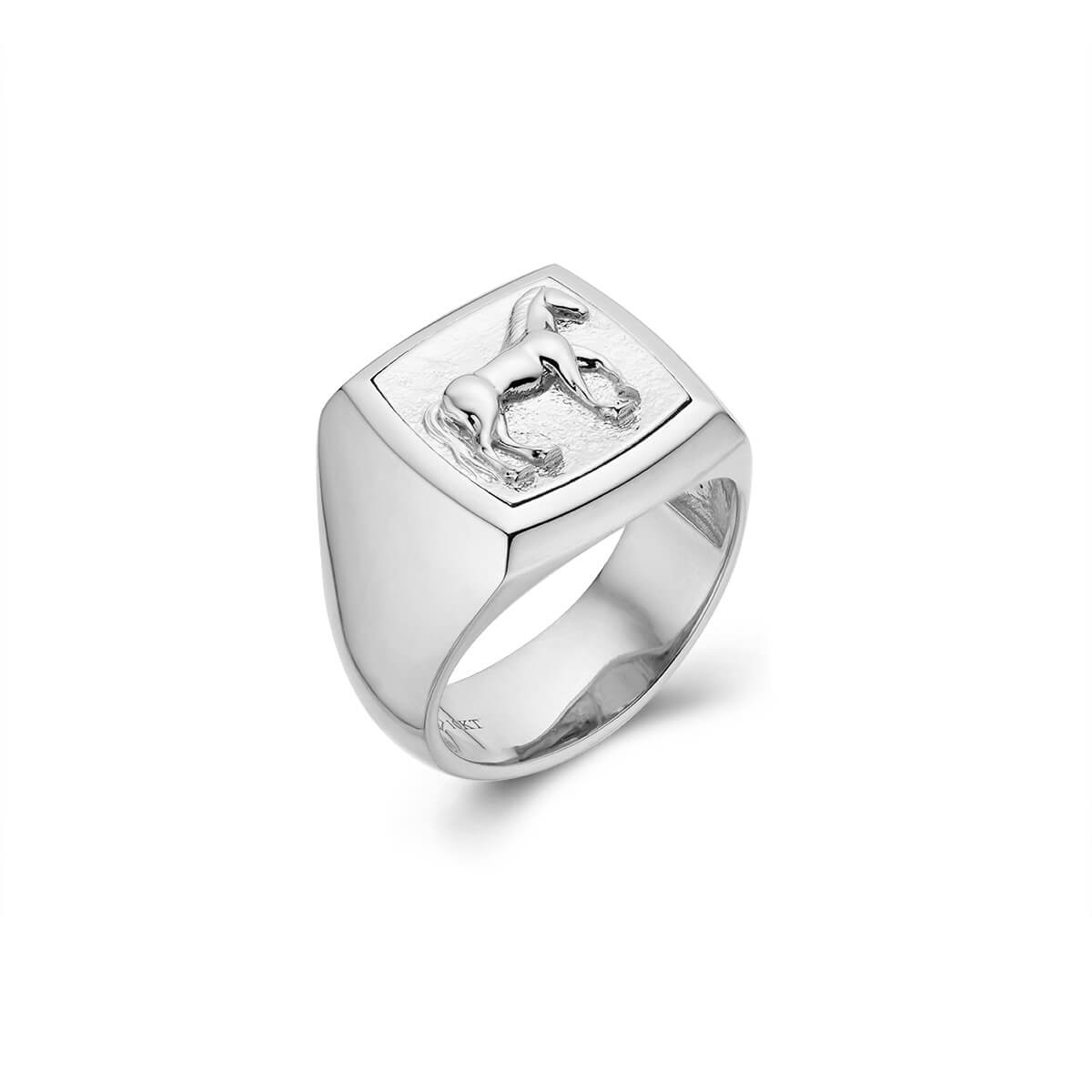 Horse Signet Ring | 10kt/14kt/18kt Gold | Liry's Jewelry