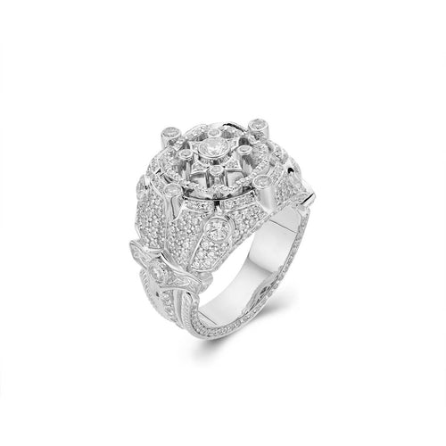 Chanel clear clover ring - Gem