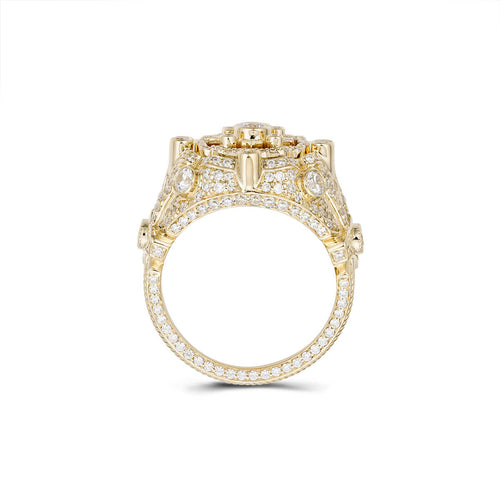Large Stone Gold Mens ring-ring-lirysjewelry
