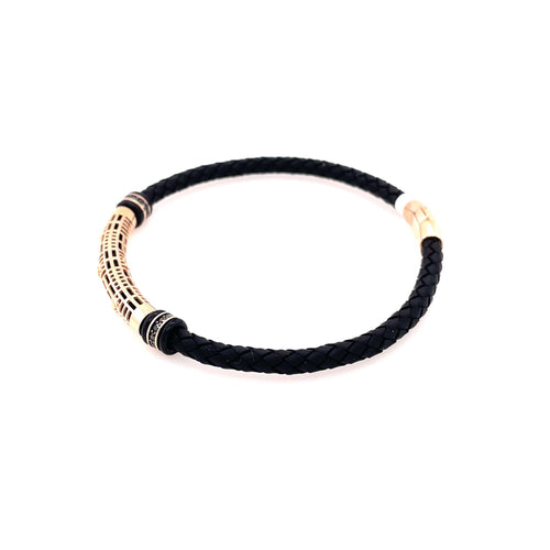 Rose gold fashion bracelet cz diamonds 6.8g 14kt-bracelet-lirysjewelry