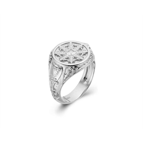 medieval Gothic Era flower ring-ring-lirysjewelry