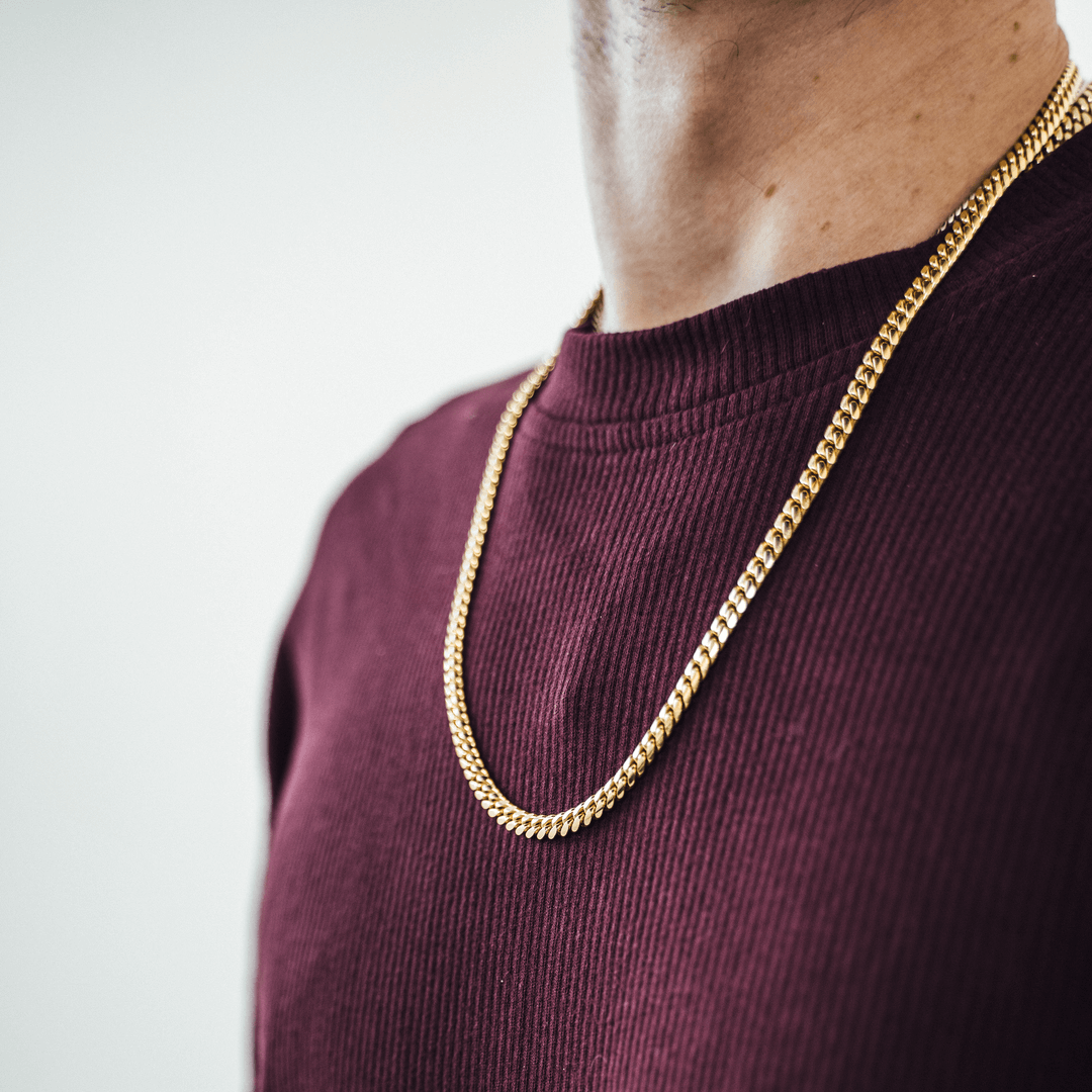 Hollow Miami Cuban Link Chains | Genuine Gold – Liry's Jewelry