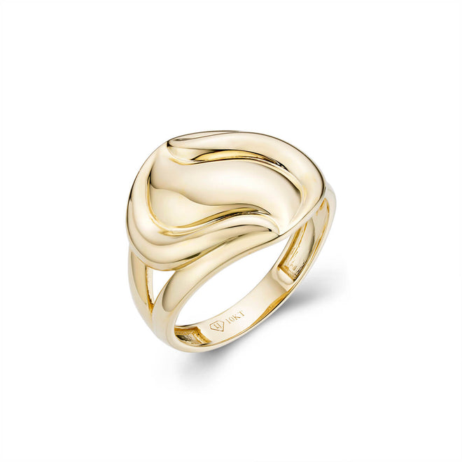 Womens flower/wave fashion ring-ring-lirysjewelry